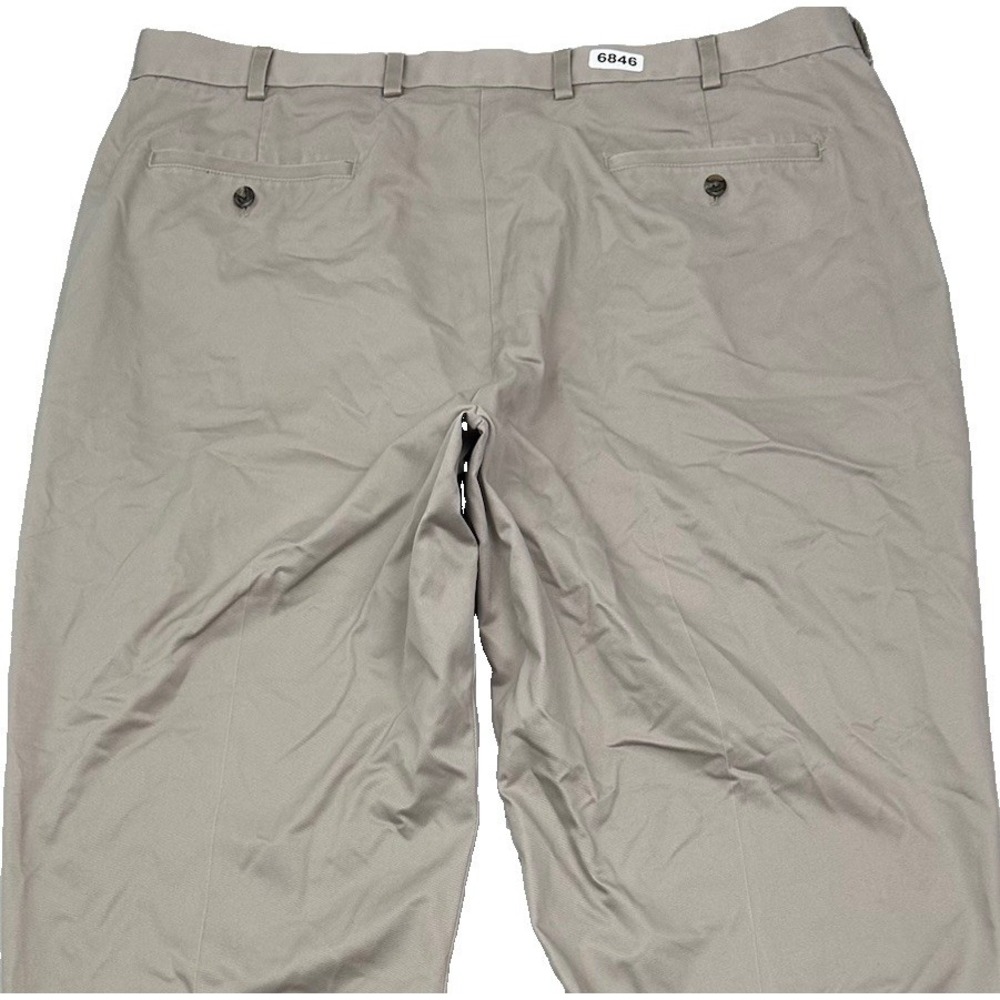 Brooks Brothers Elliot Chino Pants Men Fits 40x32 Advantage Tan Pleated Cuffed